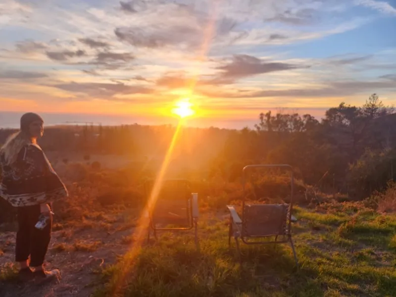 Sunset Over Cali Farm