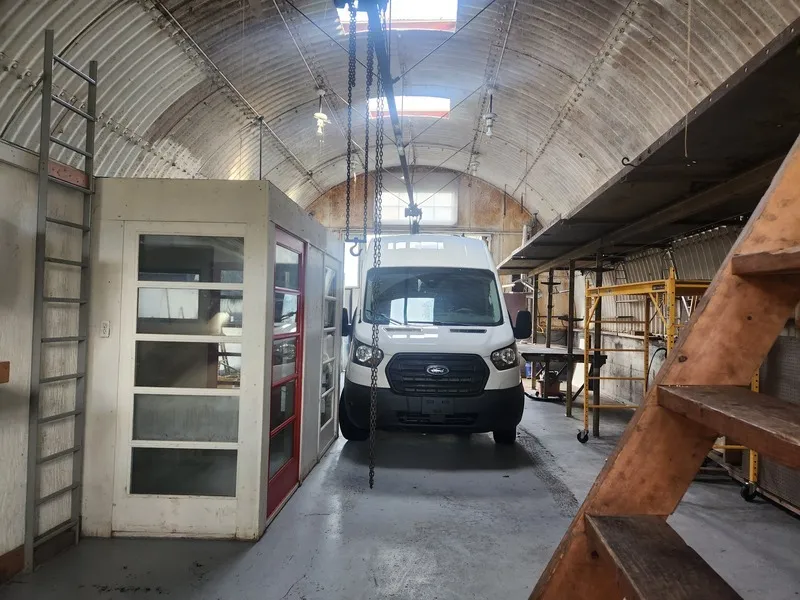 Van in Hangar